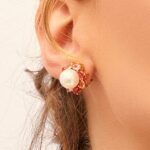 Brincos pink breeze pearl - Image 2