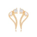 Brincos gota cravejados