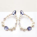brincos violet pearl