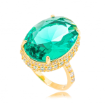 Anel Oval Cristal Turmalina - Image 2