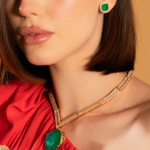 Conjunto Gargantilha Joia e Brinco