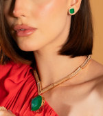 Conjunto Gargantilha Joia e Brinco