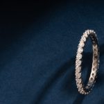 Anel Fino com Diamante Moissanite