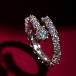 Anel em Diamante Moissanite